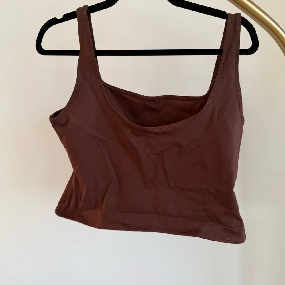 SKIMS Deep Brown Swim Camisole